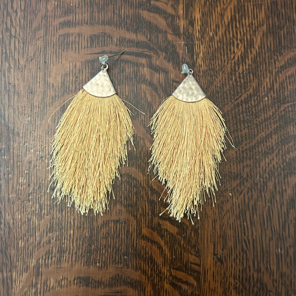 Beautiful yellow earrings